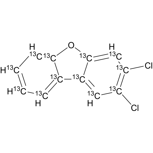 2,3-Dichloro dibenzofuran-13C12